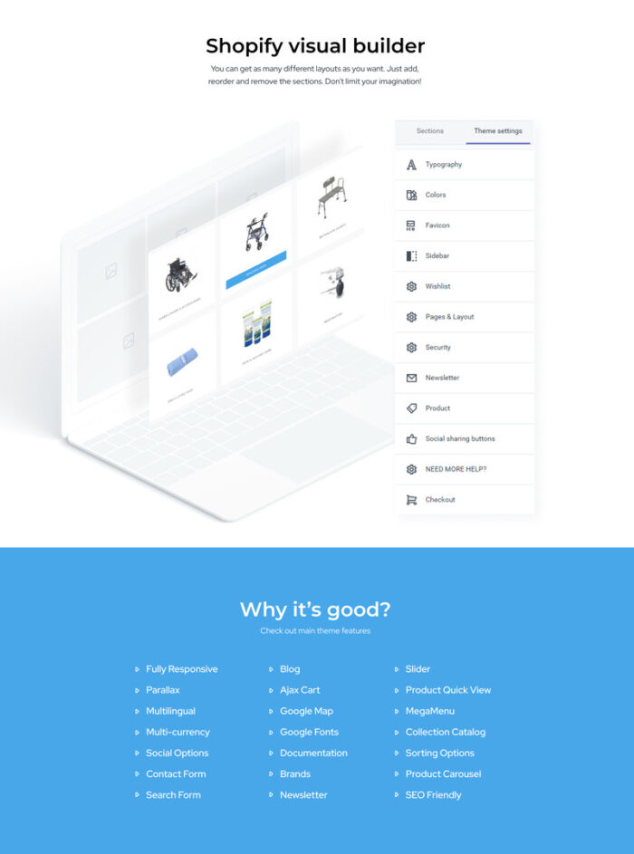 Medicom - Medical Equipment Multipage Clean Shopify Theme - Features Image 2