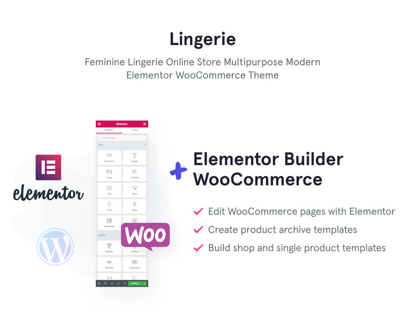 Feminine Lingerie WooCommerce Theme - Features Image 1