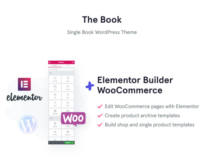 The Book - Single Book WooCommerce Theme - Features Image 1