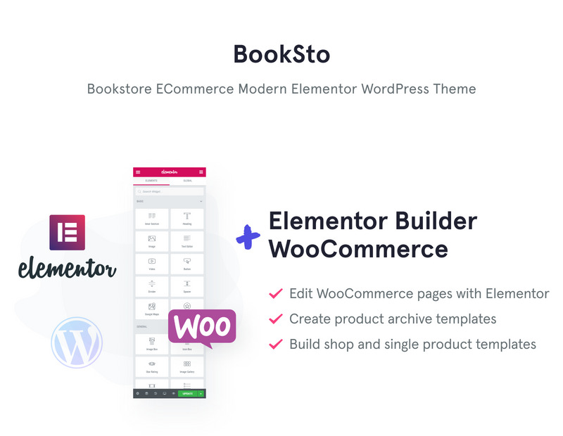 BookSto - Bookstore ECommerce Modern Elementor WooCommerce Theme - Features Image 1