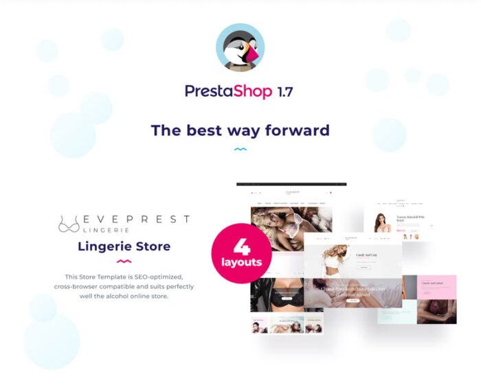 Eveprest Lingerie 1.7 - Lingerie Store PrestaShop Theme - Features Image 2