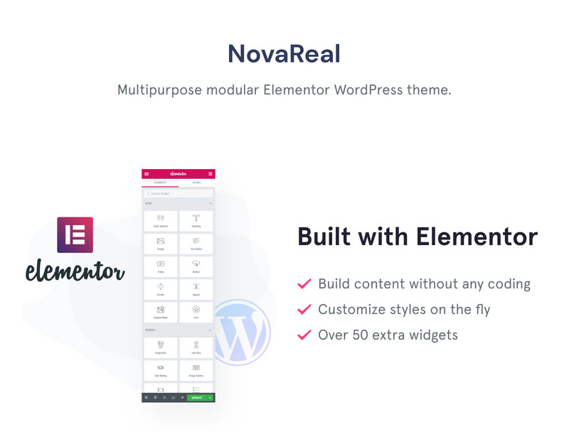 Nova Real - Real Estate Company WordPress theme - Features Image 1