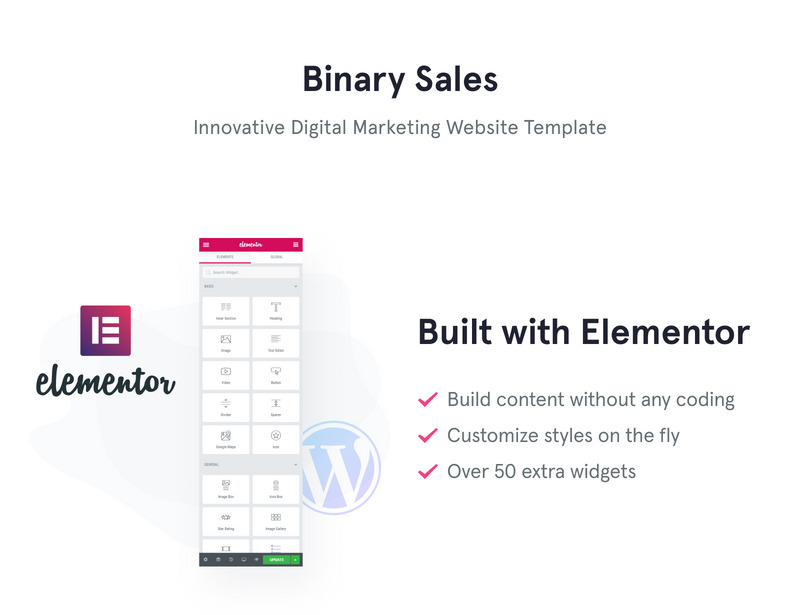 BinarySales - SEO & Digital Marketing WordPress Theme - Features Image 1