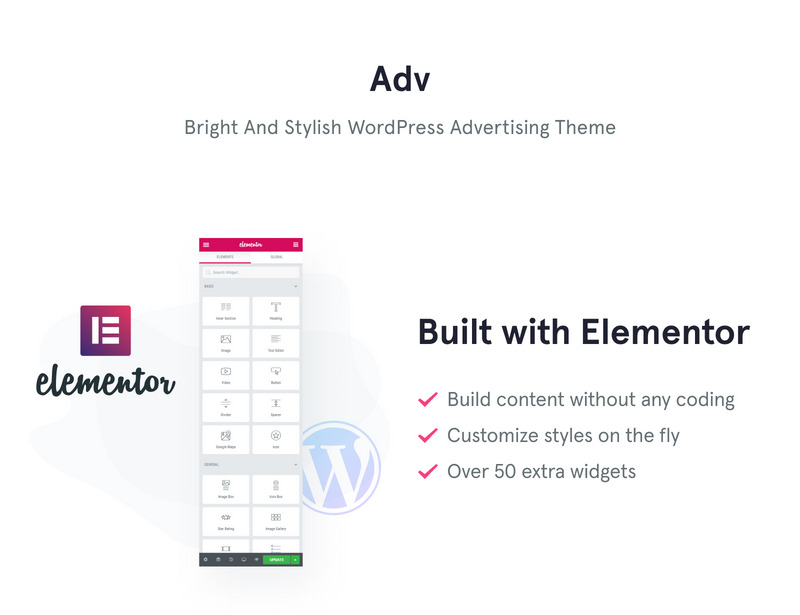 Adv - Bright And Stylish WordPress Advertising Theme - Features Image 1