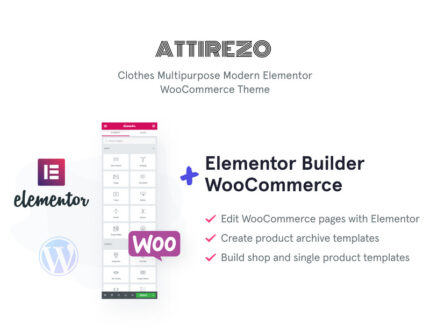 Attirezo - Clothes ECommerce Classic Elementor WooCommerce Theme - Features Image 1