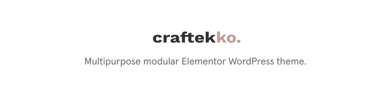 Craftekko - Handmade ECommerce Clean Elementor WooCommerce Theme - Features Image 1