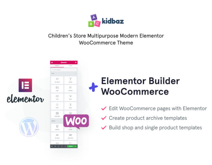 Kidbaz - Kids Stuff ECommerce Modern Elementor WooCommerce Theme - Features Image 1