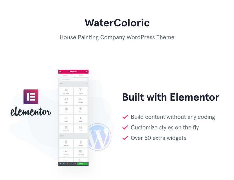 WaterColoric - House Painting Company WordPress Theme - Features Image 1