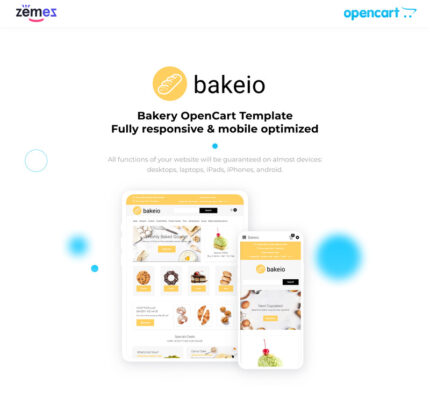 Bakeio - Bakery eCommerce Creative OpenCart Template - Features Image 1