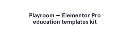 Playroom - Elementary School Elementor Kit - Features Image 1