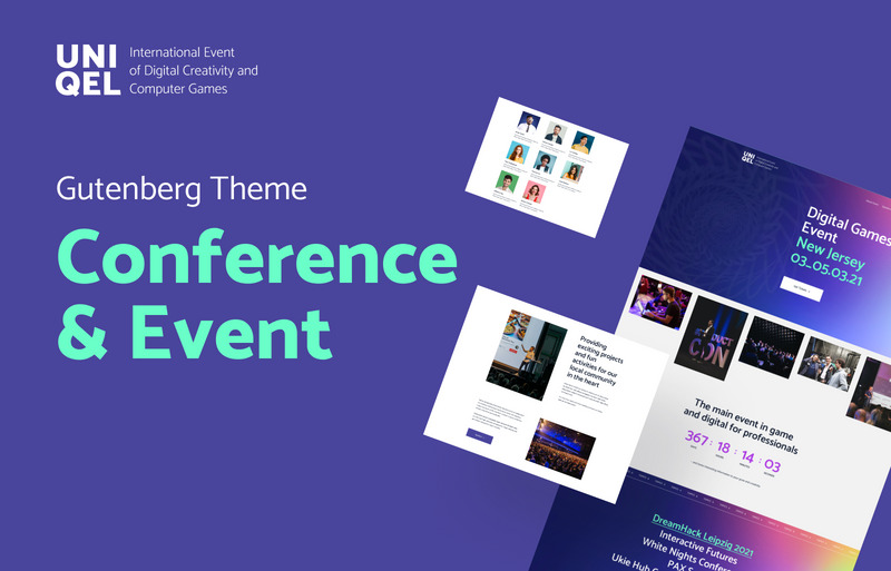 Uniqel - Conference and Event WordPress Theme - Features Image 1