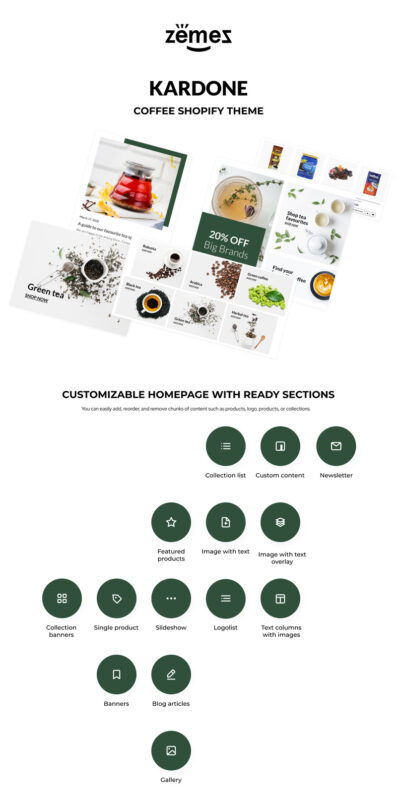 KarDone - Coffee Store Shopify Theme - Features Image 1