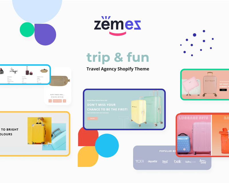 Trip&Fun - Travel Agency Shopify Theme - Features Image 1