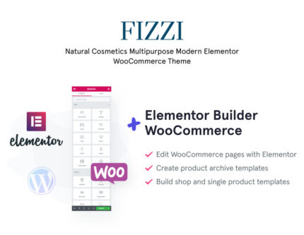 Fizzi - Natural Cosmetics Website Template WooCommerce Theme - Features Image 1