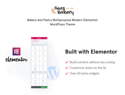 Bakery and Pastry - Ileas Bakery WordPress Theme - Features Image 1