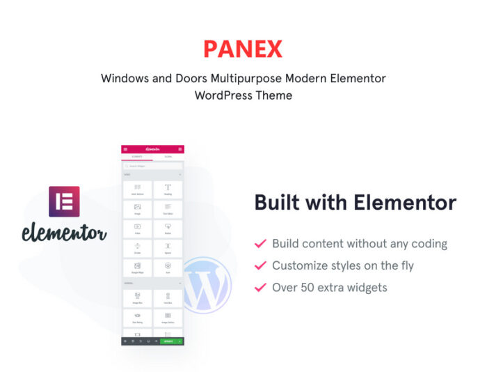 Panex - Windows and Doors WordPress Theme - Features Image 1