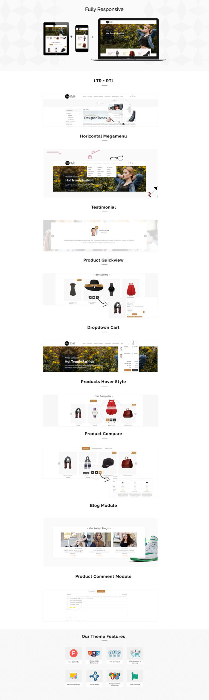 BM Style - The Fashion Store OpenCart Template - Features Image 1