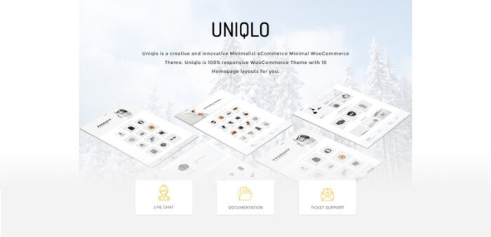 Uniqlo - Minimal WooCommerce Theme - Features Image 1