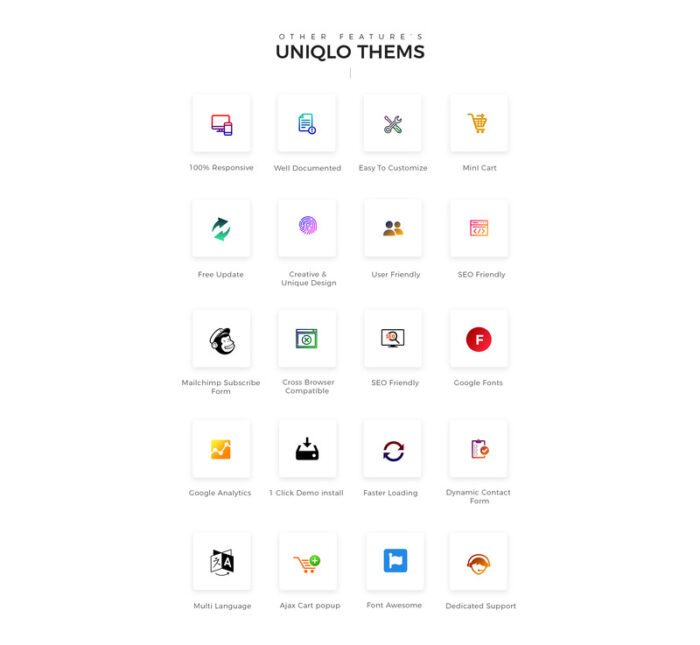 Uniqlo - Minimal WooCommerce Theme - Features Image 7