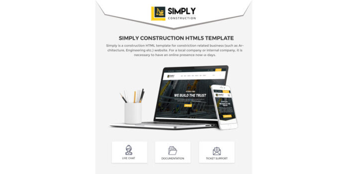 Simply - Construction Website Template - Features Image 1