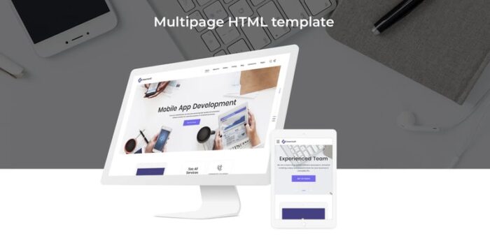 DreamSoft - Software Development Company Multipage Website Template - Features Image 2