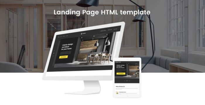 Interia - Design One Page Creative HTML Landing Page Template - Features Image 2