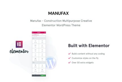 Manufax - Construction Multipurpose Creative WordPress Elementor Theme - Features Image 1