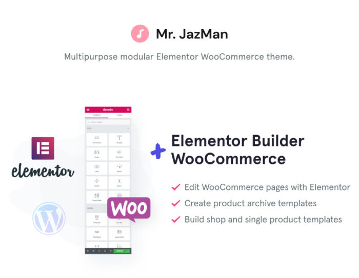 Mr. JazMan - Music Store WooCommerce Theme - Features Image 1