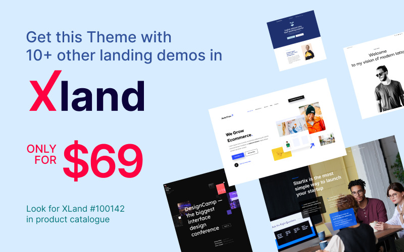 DesignCamp - Modern Event Landing Page Platform WordPress Theme - Features Image 1