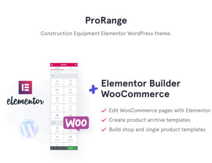 ProRange - Construction Equipment WordPress Theme - Features Image 1