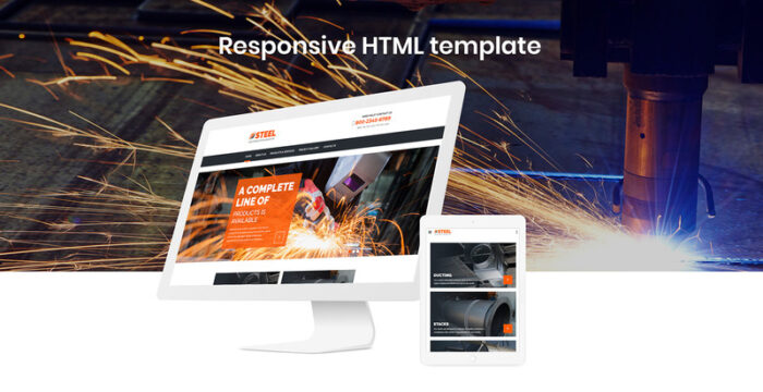 Steel - Metal Fabrication Industry Bootstrap 5 Website Template - Features Image 2