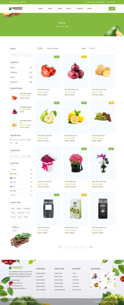 Agroment – Organic Food Bootstrap 5 Template - Features Image 1