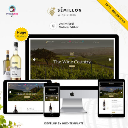 Semillon Wine And Alcohol Store PrestaShop Theme - Features Image 1