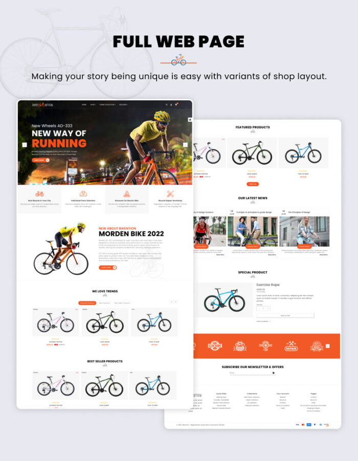 Bicycle Mega Sports, Bicycle, Bikes, Rental Shopify 2.0 Responsive Template - Features Image 3