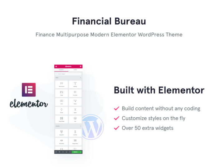 Financial Bureau - Finance Multipurpose Modern WordPress Elementor Theme - Features Image 1