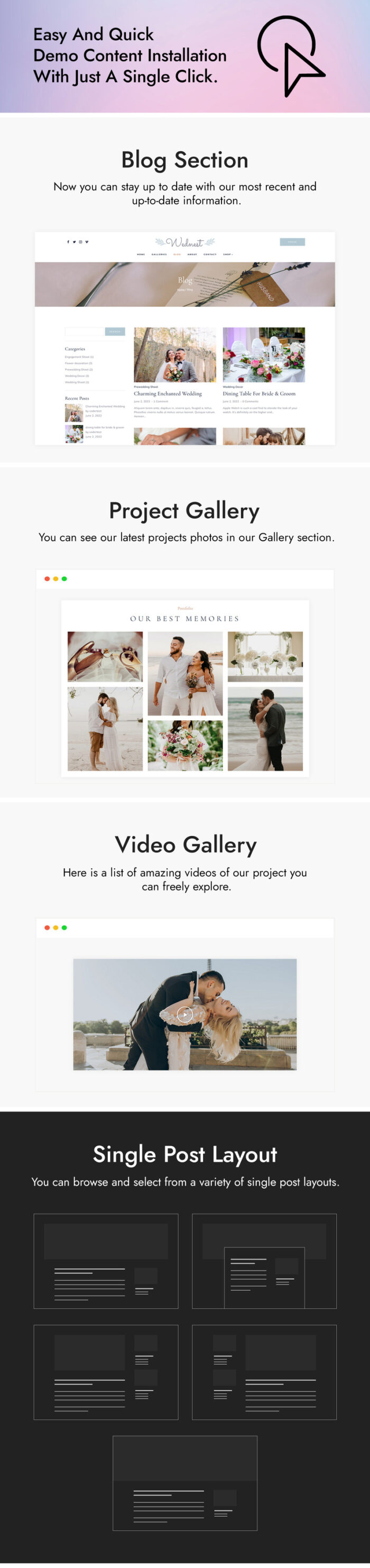 Wednest - Wedding and Event WordPress Theme - Features Image 4