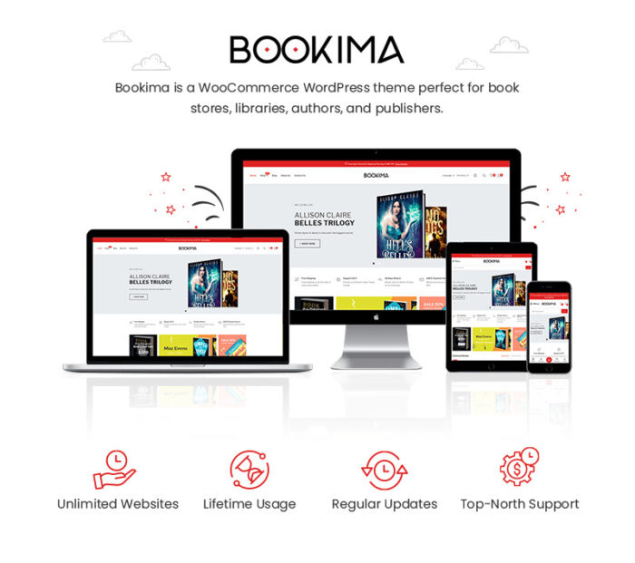 Bookima - Theme for Book Store WooCommerce Theme - Features Image 1