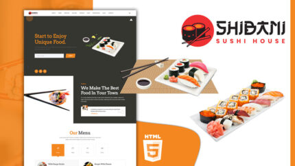 Shibani Asian Sashimi And Sushi Landing Page Template - Features Image 1