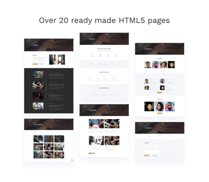 Melody - Music School Multipage HTML5 Bootstrap Website Template - Features Image 2