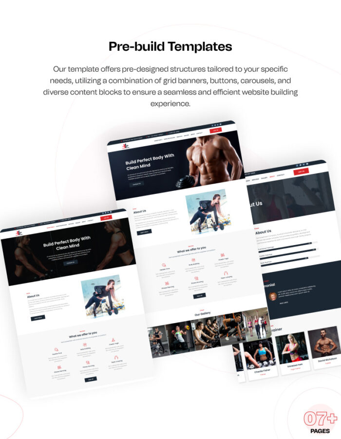 NovaFitness - Fitness Elementor Kit - Features Image 4