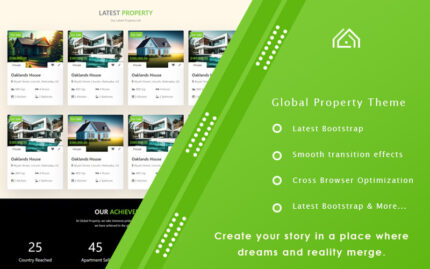 Global Property - Real Estate Clean Bootstrap HTML Website Template - Features Image 1