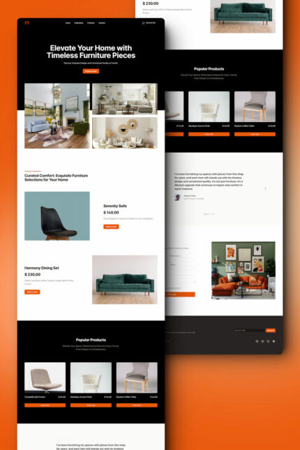 Furnita - Furniture Store HTML Landing Page Template - Features Image 1