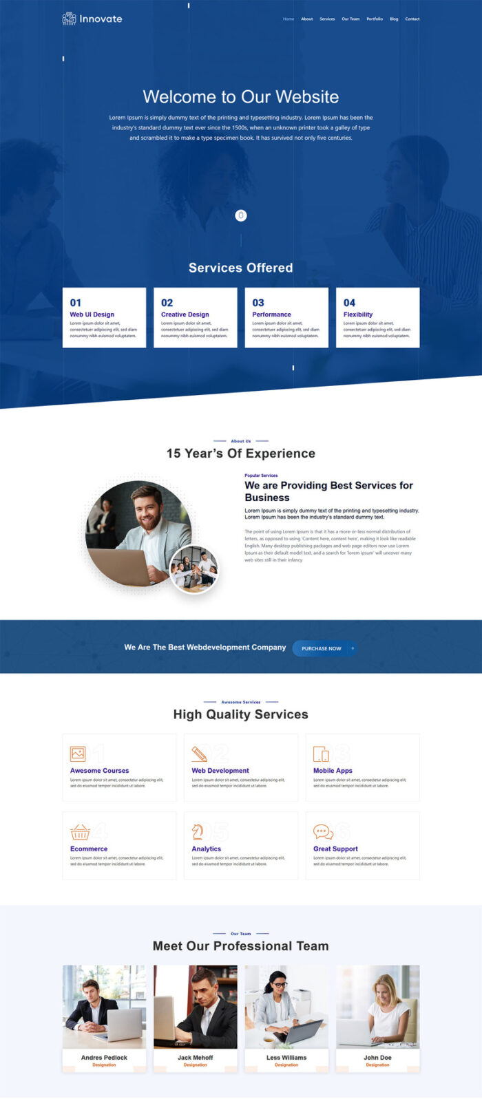 Innovate Landing Page Template - Features Image 1