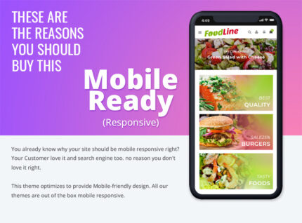 Foodline - Restaurant & Online Food Store Prestashop Theme - Features Image 1