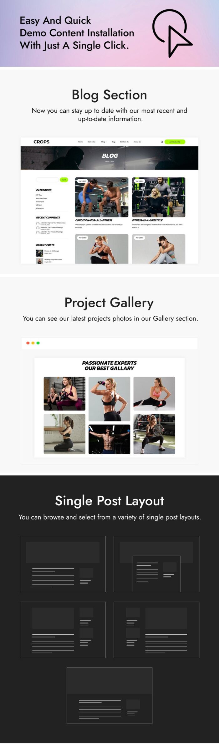 Crops - Fitness and Gym WordPress Theme - Features Image 4