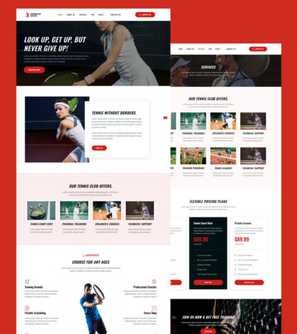 Badminton School & Sports Club WordPress Theme - Features Image 1