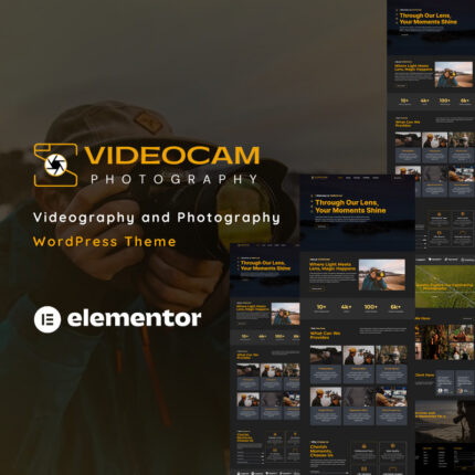 Videocam - Videography and Photography WordPress Theme - Features Image 1