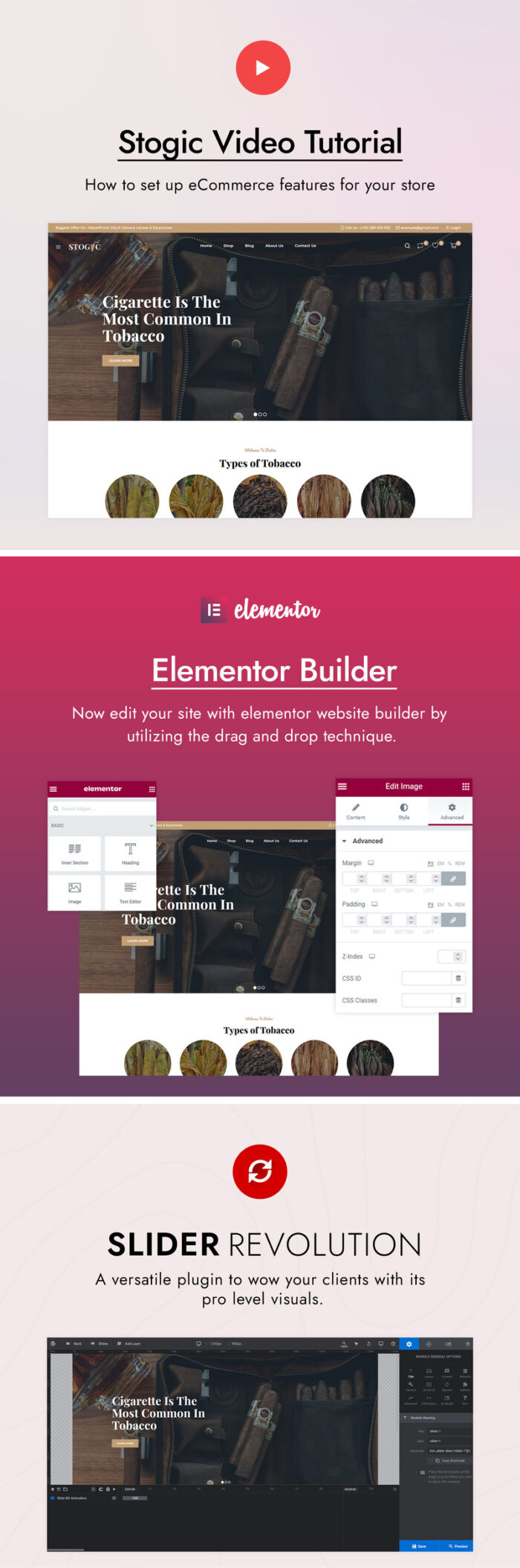Stogic - Cigar and Tobacco Store WooCommerce Elementor Theme - Features Image 3