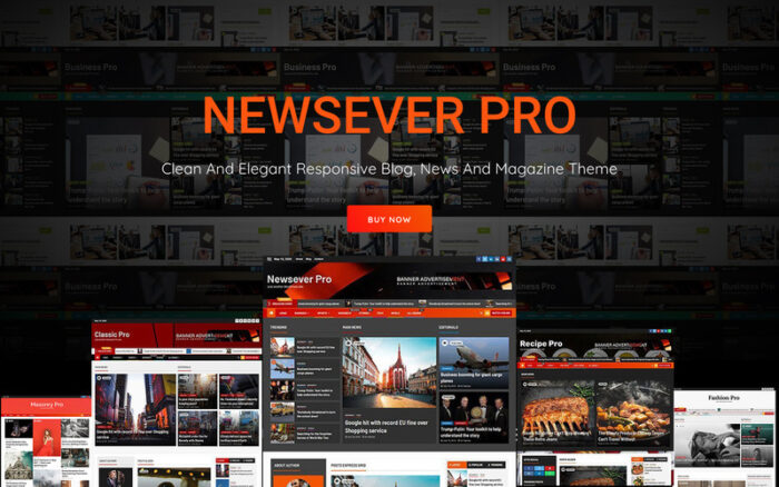 Newsever Pro – An ideal WordPress Theme for Best Responsive News and Magazine Sites - Features Image 1