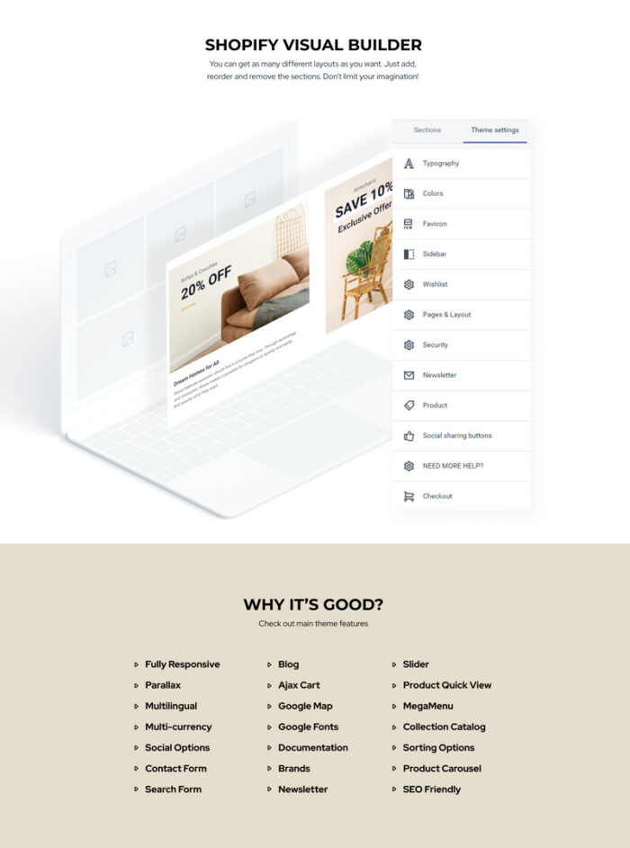 Kardone Furniture Store and Decor Shopify Theme - Features Image 2